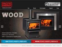 Tablet Screenshot of pacificenergy.net